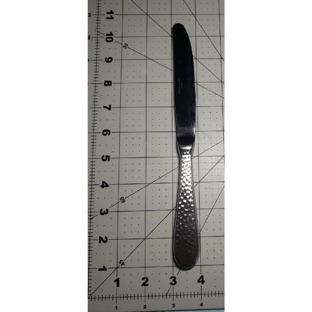 Wallace BROOKLYN Hammered Stainless Flatware Set of 5 Dinner Knives
